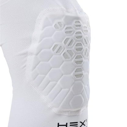 McDavid HEX Viz Knee / Elbow Pad Pair White/Grey L - color: NEW White, size: Large