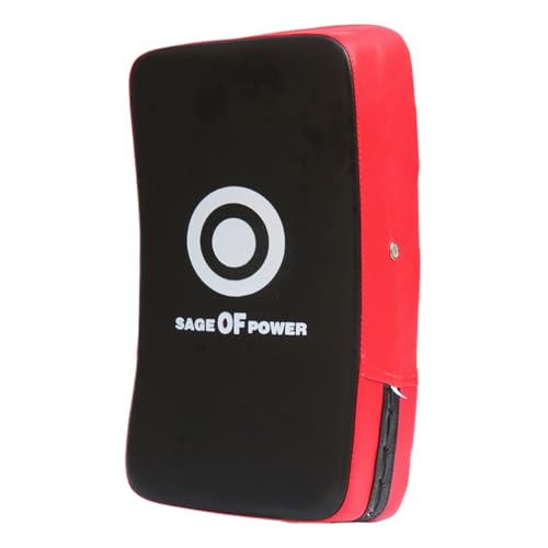 Curved Strike Pad - Professional Boxing Arm Pad, Secure Training Pads, Multi Function Martial Arts Target | Karate Kickboxing MMA Fitness for Karate Kickboxing MMA Fitness - color: red