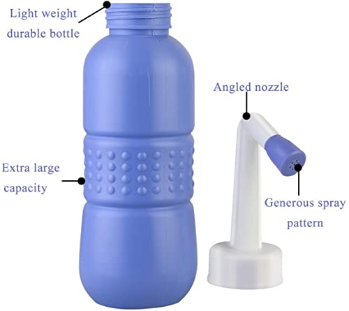 Portable Bidet Bottle for Travel Personal Hygiene Care Manual Bidet (11in) - size: 11in