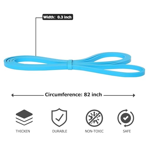 Pull Up Bands, Resistance Bands, Pull Up Assistance Band Exercise Bands for Men & Women Working Out, Body Stretching, Physical Therapy, Muscle Training - color: Blue