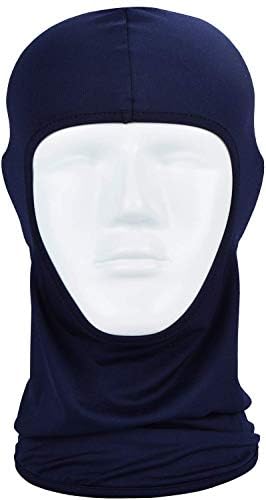 Balaclava Sun/uv face mask UPF 50+ ski mask Neck Gaiter face Scarf Outdoor Sports 3pack - color: Navyx3