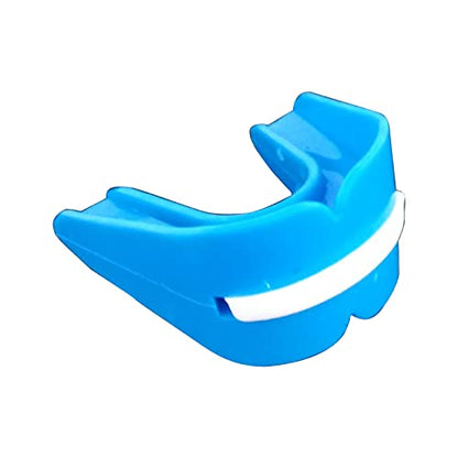 Sports Mouth Guard Youth Mouthguard Adults Athletic Double-Sided Gum-Shield for Football Basketball Boxing MMA Hockey Teeth Protector Boxing - color: Sky Blue