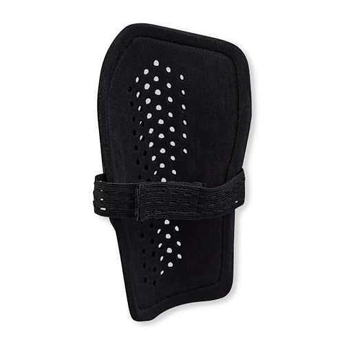 Mitre Unisex Soccer Shin Guards - color: Aircell Carbon Slip Black/Red, size: X-Small