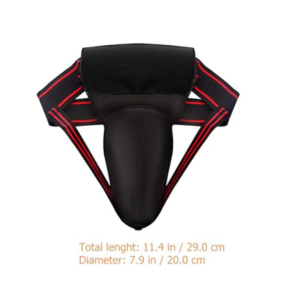 GALPADA Integrated Groin Protector Wear-Resistant Crotch Guard Boxing Accessory Lightweight Impact Protection Gear for Training and Combat Sports