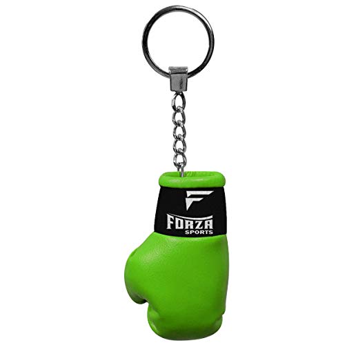 Mini Boxing Glove Keychain - color: Lime Green