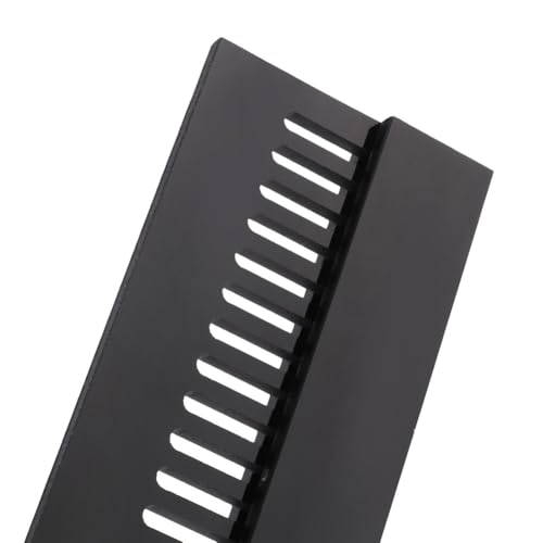 12.6 Inch Black Acrylic Overflow Bar Shrimp Protection Removable Design Fish Tank Weir Comb Overflow Prevention