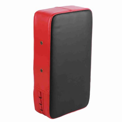 Taekwondo Kicking Strike Pad | Handheld Punching Target for Boxing/Martial Arts Training | High - Strength Nylon Rope Sealing | PU Leather & Foam Padding | 40x20x10cm (Red)