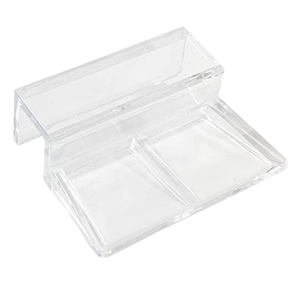 8 Pack Aquarium Lid Clips DIY Aquarium Lid Holder Clear Acrylic Fish Tank Support 12MM Aquarium Glass Holder(12MM) - size: 12MM