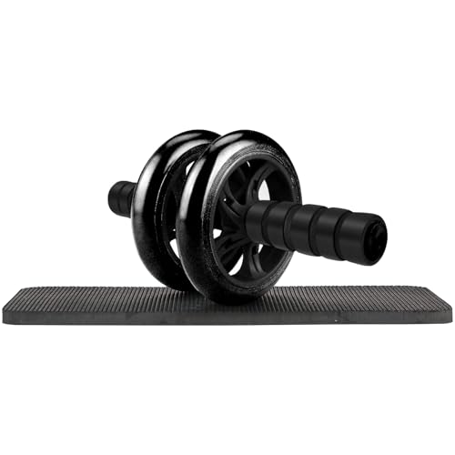 Abdominal Wheel, Ab Roller for Abdominal Exercise Machine, Abs Workout Equipment, Core Strengthening Trainer Fitness Belly Training, Entrainement maison equipement. accessories gym stuff