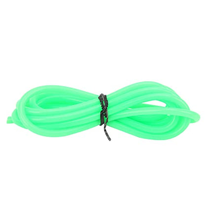 Aquarium Tubing, Silicone Pipes Peristaltic Pump Tube External Silicone Extension Hose Pipe Hydraulic Equipment Green (1mm*3mm) - size: 1mm*3mm