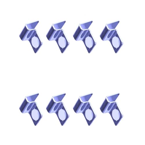 Peiiwdc 8pcs Stainless Steel Aquarium Cover Clip Optional Thickness Lid Clamps Brackets for Fishtanks Aquarium Lid Clamps - size: 5mm