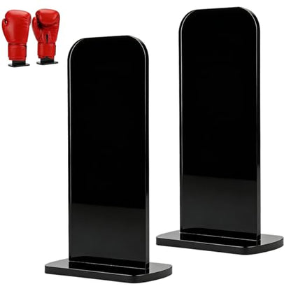 Black Boxing Glove Display Case,Boxing Gloves Stand Holder,Acrylic Boxing Glove Holder,Boxing Gloves Display Stand,Baseball Glove Display Rack (1 Pack) - color: 1 Pack