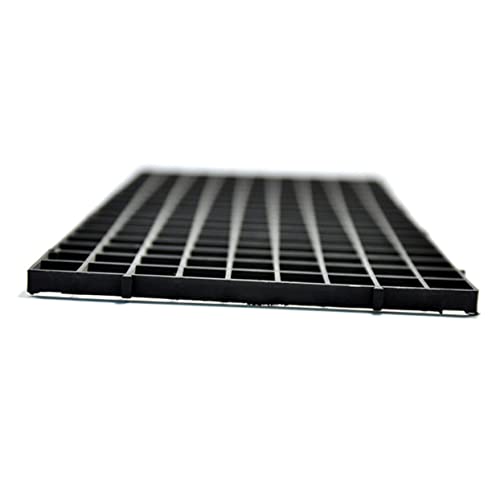 VANZACK 2pcs Aquarium Fry Segregation Net Board Black Fish Divider for Fish Tank Easy Installation Increases Survival Rate