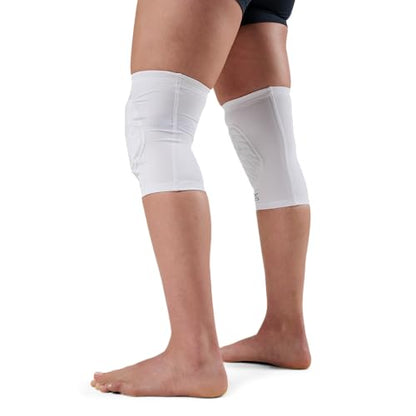 McDavid HEX Viz Knee / Elbow Pad Pair White/Grey M - color: NEW White, size: Medium