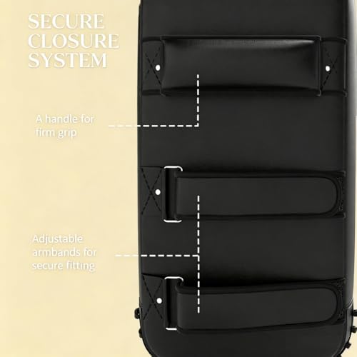 Kicking Strike Shield, 16.5" L x 8.7" W Muay Thai Pad Punching Pad for Martial Arts, Karate, Kickboxing, MMA, Taekwondo,Red