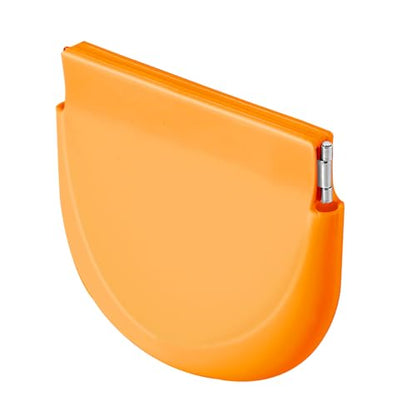 Annhua Silicone Retainer Case Partial Denture Case, Cute Mouth Guard Case Night Guard Case with Vent Holes, Slim Aligner Case Retainer Holder Case - Orange - color: Orange