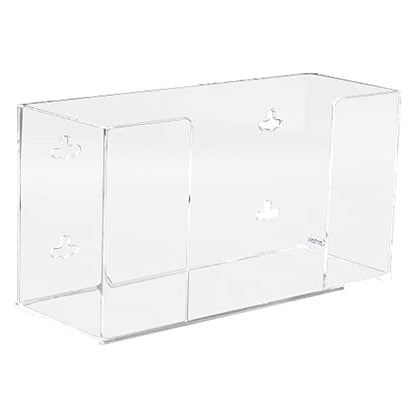 Kantek Acrylic Glove Dispenser, Quadruple Box Capacity, Easy-Box-Swap, 10.3-Inch Wide x 3.8-Inch Deep x 21.3-Inch High, Clear (AH145) - size: Easy Swap Quadruple