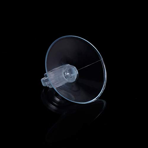10-Pack Aquarium Suction Cups with Unremovable Clips 3cm Dia. Clear Soft Sucker for Fixing Fish for Tank Hose Suction Cup Clip Hot