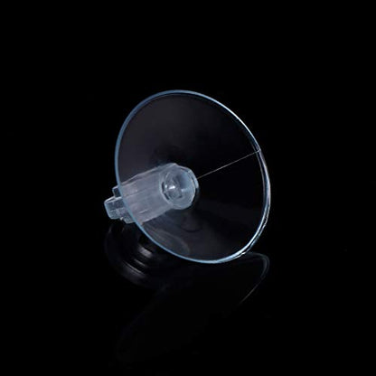 10-Pack Aquarium Suction Cups with Unremovable Clips 3cm Dia. Clear Soft Sucker for Fixing Fish for Tank Hose Suction Cup Clip Hot