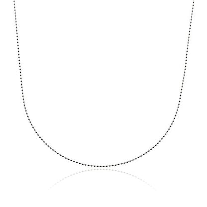 AJ's Collection Personalized Rectangle Triple Open Name Sterling Silver Necklace With Birthstone Setting, Customize a Name Charm, Sterling Silver Cable Chain, Gift For All, Makes Great Birthday Gift - style: 20" Ball Chain