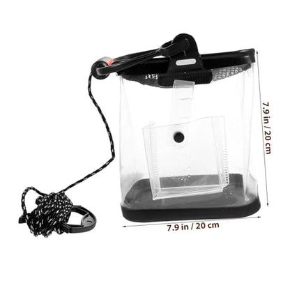 VICASKY Fishing Bucket Thickened Transparent Folding Fish Barrel Lightweight Outdoor Fishing Container with Oxygen Supply Space Saving Design for Easy Portability