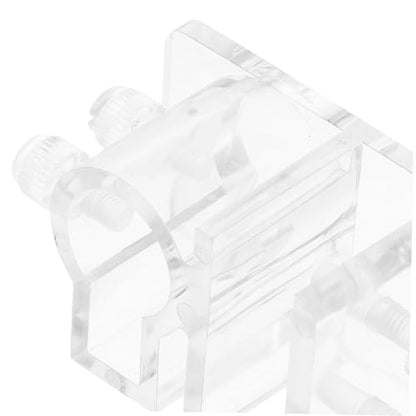 Aquarium Dosing Pump Holder Removable Acrylic Hook for Water Hose Clamp Tool Rack for Fish Tank