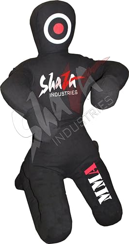 Shaza MMA BJJ Wrestling Submission Dummy Bag Unfilled SI 2145 - color: Black, size: 48 inches| 120cm|4 Feet