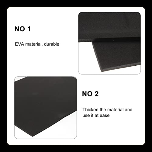 5pcs Aquarium Insulated Pad Non- Shockproof Fish Tank Mat Easy to Cut Provides Warmth and Comfort for Fish Compression-Resistant Black