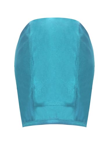 Aislor Wrestling Hair Cover Cap Wrestler Headgear for BJJ, MMA Grappling and Training, Long Hair Net Slicker - color: Light Blue