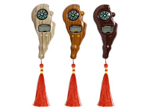Anlising 3PCS Digital Beads Counter, Buddha Beads Counter, Prayer Beads Counter, Digital Finger Counter, Digital-Tasbih Counter with Compass and Light, for Meditation, Relaxation, Muslim Prayer