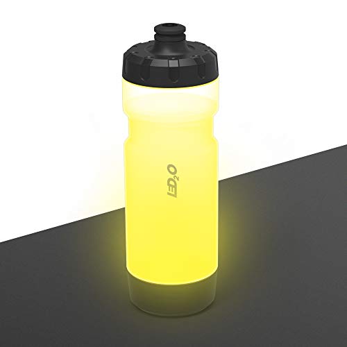 led2O Light-Up Squeeze Sports Water Bottle with Dual-Mode LED Lighting, 20 Ounce (1)