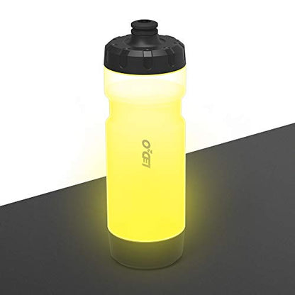 led2O Light-Up Squeeze Sports Water Bottle with Dual-Mode LED Lighting, 20 Ounce (1)
