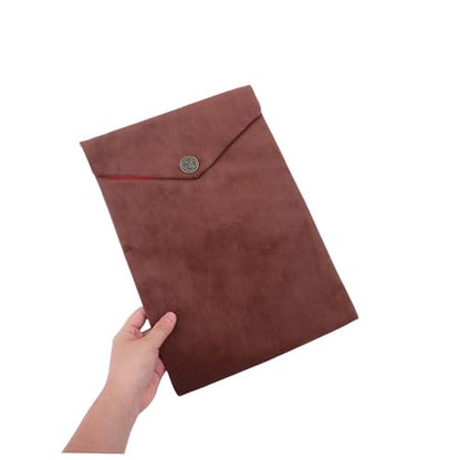 Buddhist Scriptures Pouch Quran Pouch Coffee Color Velvet Religious Book Storage Bag for Temple Use