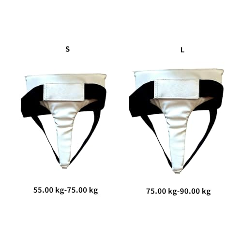 Protective Undergarment Cup Martial Art Groin Guard Suitable for Youth and Adults Engaged in High Impacts Combat Sports Combat Sports Groin Guard - color: Straw mat large