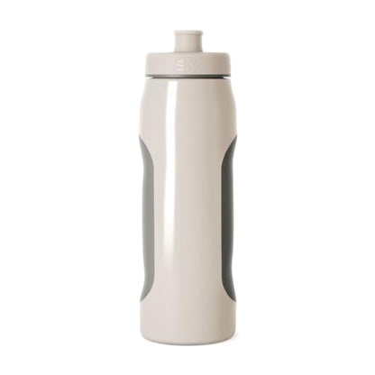 Simple Modern Rally Squeeze Plastic Water Bottle | 30oz Locking Leakproof Cup for Gym, Sports, Electrolytes, Travel | Almond Drift - color: -Almond Drift