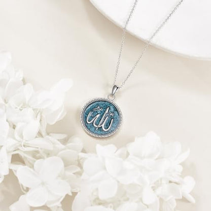 Allah Necklace Religious Muslim Allah Pendant Islamic Jewelry Gifts for Men Women