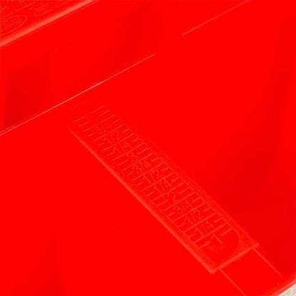 Bucket Boss - Super Stacker Small Parts Organizer, Bucket Organization (15054), Red (Pack of 6) - size: (Pack of 6)