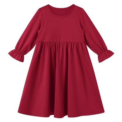 IWEMEK 2PCS Newborn Baby Girls Muslim Abaya Prayer Dress with Hijab Islamic Middle East Arab Dubai Robe Ramadan Eid Clothes - color: Burgundy, size: 0-6 Months