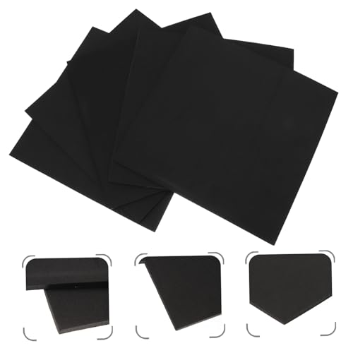 Happyyami 5pcs Fish Tank Insulated Cushion Pads Non-Skid Aquarium Mat for Stability and Heat Insulation Shock-Absorbing Design for Home and Desktop Use