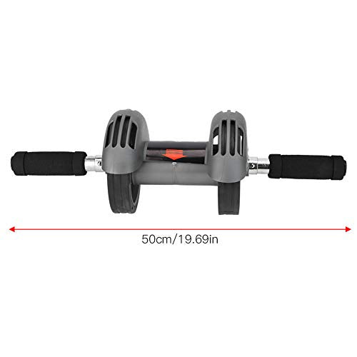 Abdominal Exercise Roller Wheel Ab Core Training Roller Ab Roller Workout Tool Double Wheel Fitness Roller for Boys Girls Gym Exercise