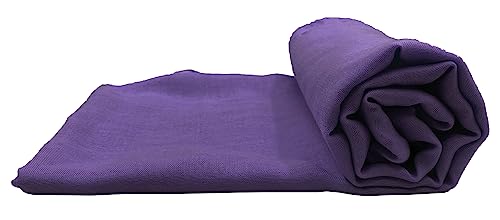 woogwin Women's Scarf Lady Light Soft Fashion Solid Shawl Wraps - color: Dark Purple