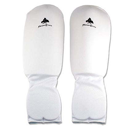 Pine Tree Martial Arts Taekwondo, Karate Training Cloth Fist & Forearm Pad - size: X-Large, style: White