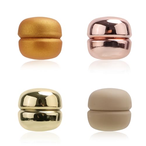 4pcs Hijab Magnetic Pins, Magnetic Brooch Pin Pinless Brooch Scarf Magnetic Pins No-Snag Hijab Magnets Multi-Purpose Pinless Strong Magnetic Hijab Pins for Women Clothes (Color B) - color: Color B