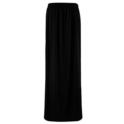 여성용 투피스 무슬림 기도 드레스 히잡 스카프 이슬람 아바야 전체 길이 드레스 - color: 블랙., size: X-Large