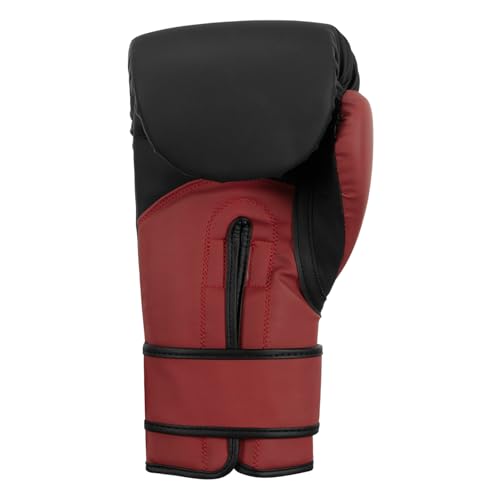 TITLE Boxing Conquest Training Boxing Gloves - color: Black/Red, size: 14 oz