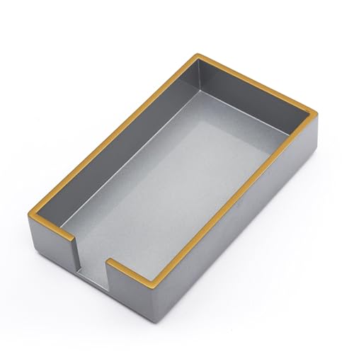 Paper Hand Towel Tray - Paper Guest Napkin Holder (Silver) - color: Silver