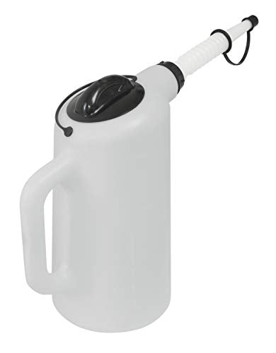 Lisle 19702 8 Quart Dispenser With Lid And Cap - size: 8 Quart, style: 8 Quart Plastic Oil Dispenser with Lid and Cap