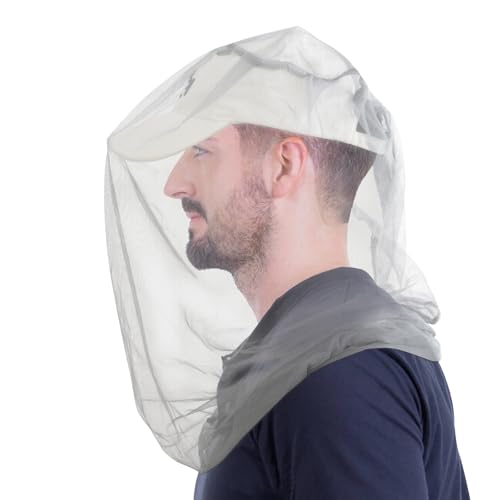 South to East Mosquito Head Net for Insects 2 Pack, Fly & Bug Protection | Ultra Large & Long, Extra Fine Holes, Outdoor Gear for Camping, Hiking, Fishing, Gardening, Safari, Fit All Hats, Grey - color: Gray