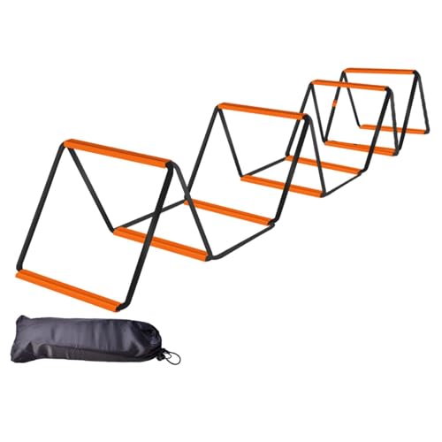 Agility Ladder, Agility Training Equipment, Balance Fitness Training, Football Footwork Ladder, Speed Ladder for Workout - size: 10 Grids With Bag