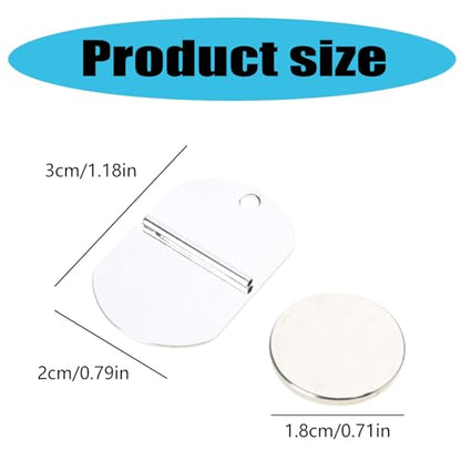 Harm Frees Clothing Magnet Buckle Hijab Shawl Pin Brooch Converter Badge Fastener Tool Fashion Accessories Thin Fabric Magnet - color: White